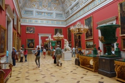 The Hermitage has a fantastic collection of art, and the palatial buildings that house it are equally remarkable.
